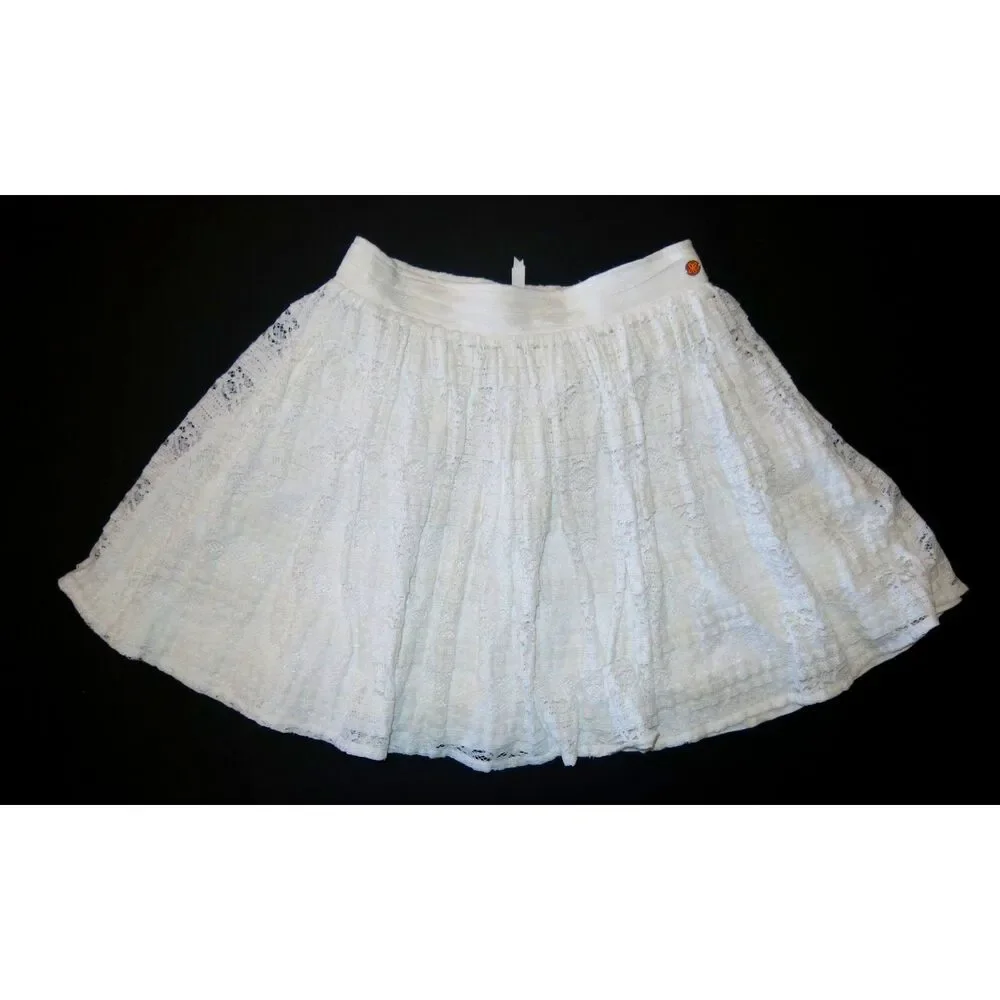 Matilda Jane 435 Hello Lovely Delightful Darling pull on skirt off white lace 14